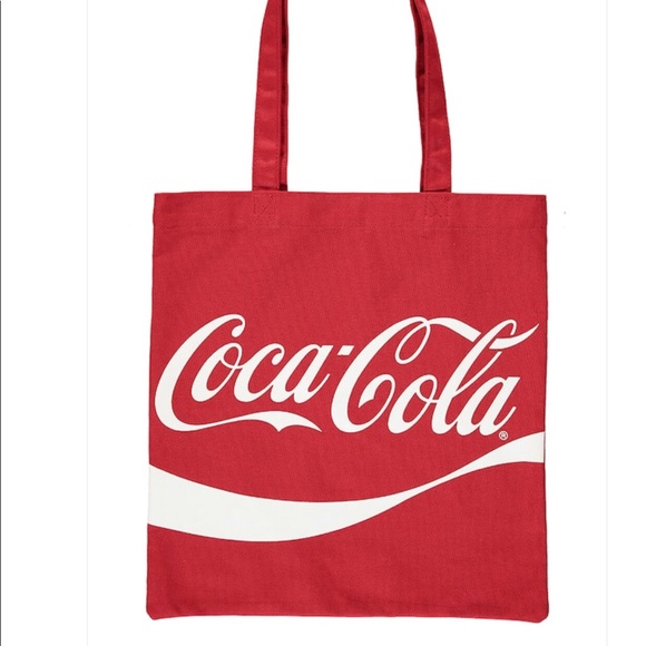 Coca-Cola Canvas eco tote bag NWT - Picture 1 of 2